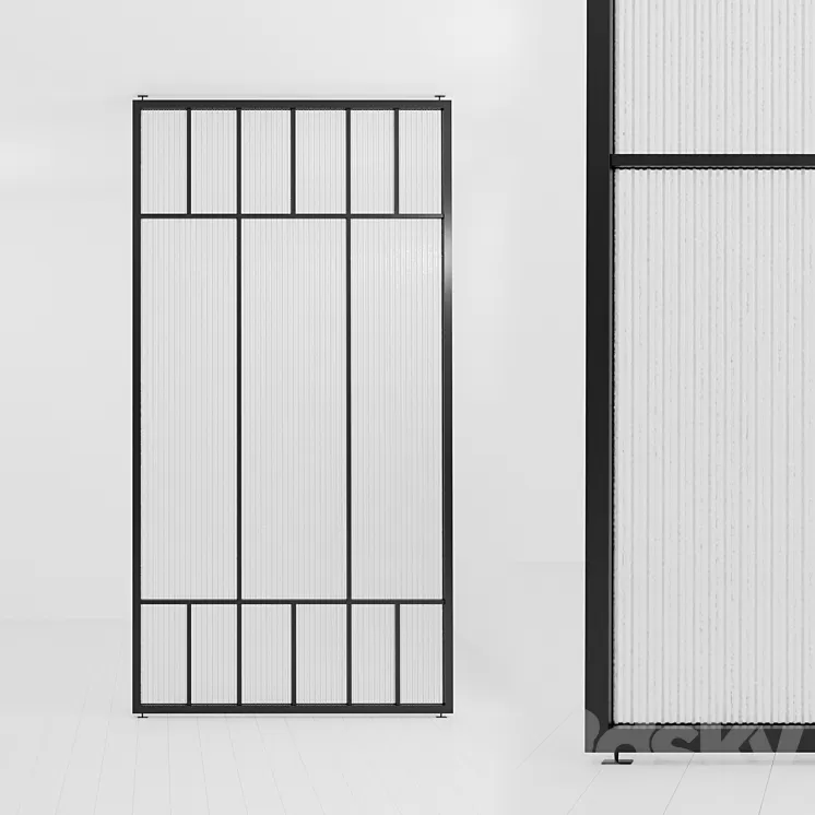 Glass partition 77 3D Model