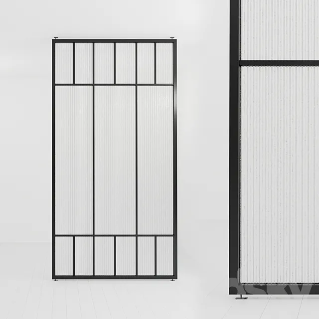 Glass partition 77 3DModel