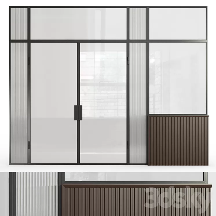 Glass partition 8 3D Model