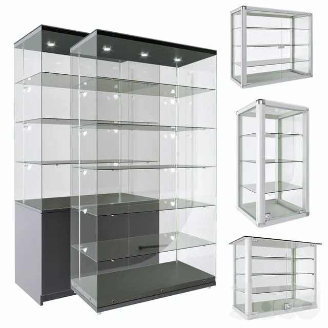 Glass shelves 3D Model