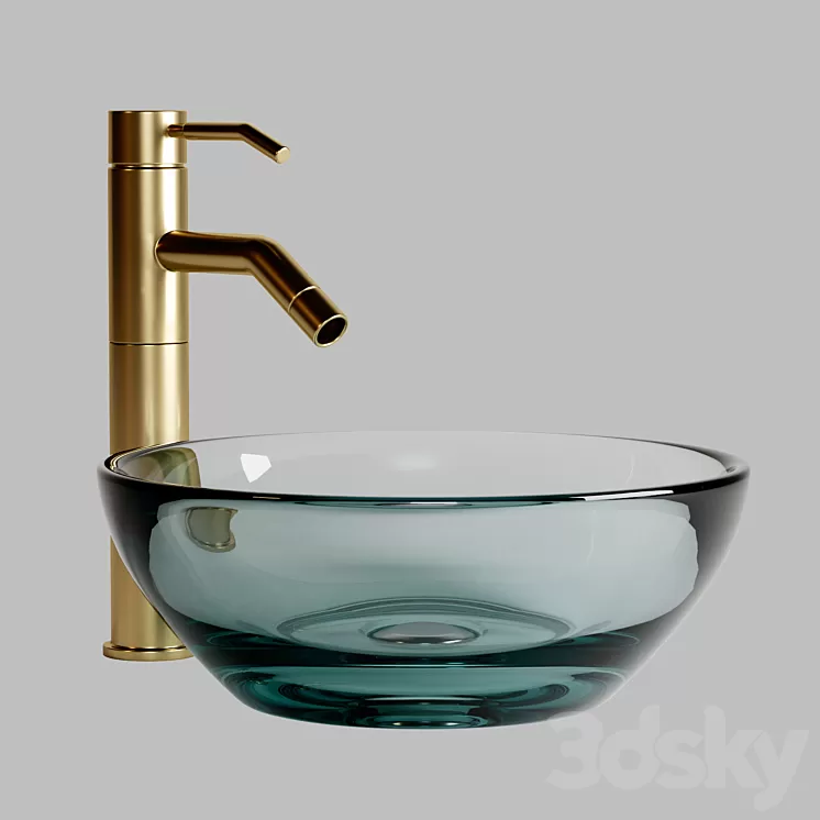 Glass sink 3D Model