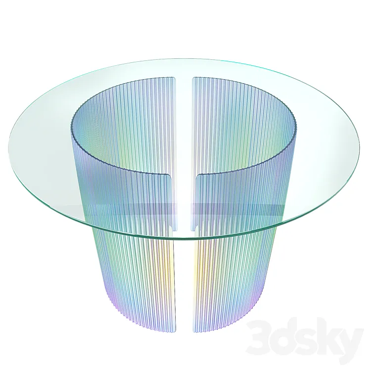 glass table Jordan Söderberg Mills 3D Model Free