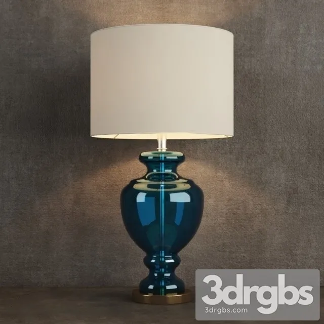 Glass Table Lamp 3D Model Free