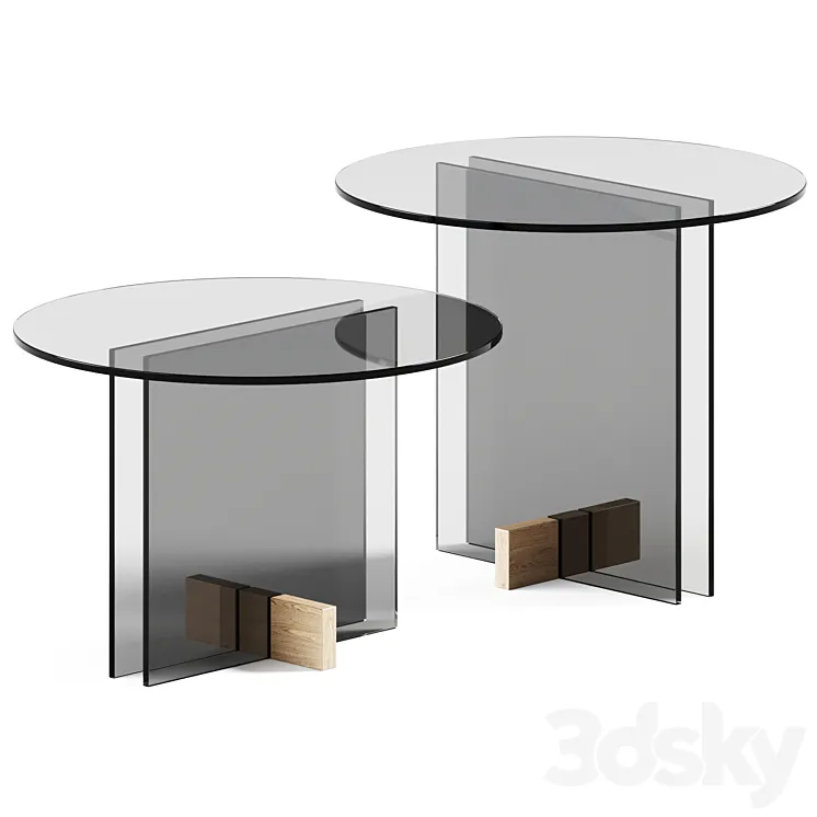 Glass Table Vidro by Guilherme Wentz 3D Model Free