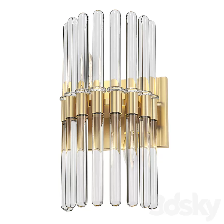 Glass Tubes Sconces 3D Model