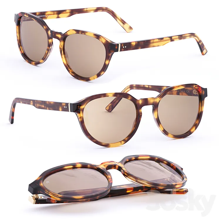 glasses Rodenstock R3318B 3D Model Free
