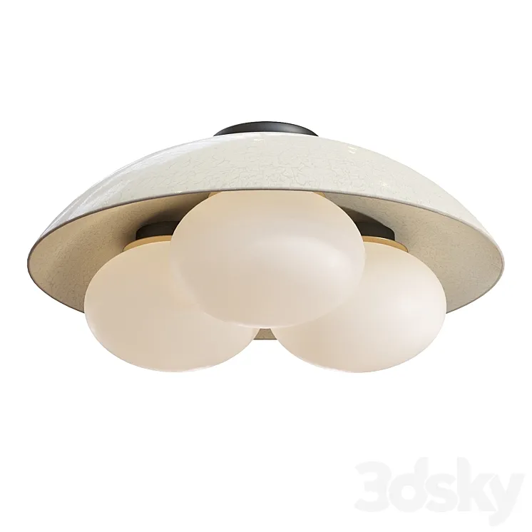 Glaze Flush Mount Ceiling Chandelier by Arteriors 3D Model Free