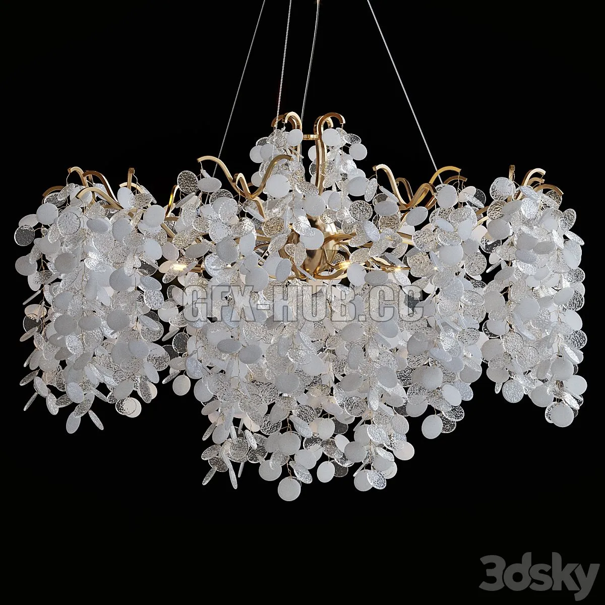 GLCrystal Pulito Sguardo D80cm 3D Model