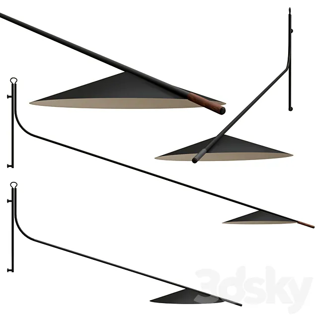 GLIFO Penta wall lamps 3DModel