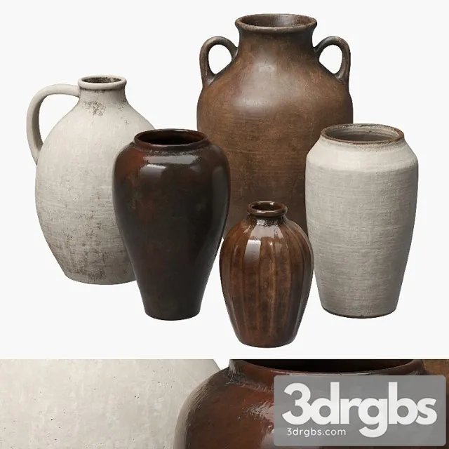 Glinianye Vazy 3D Model Free