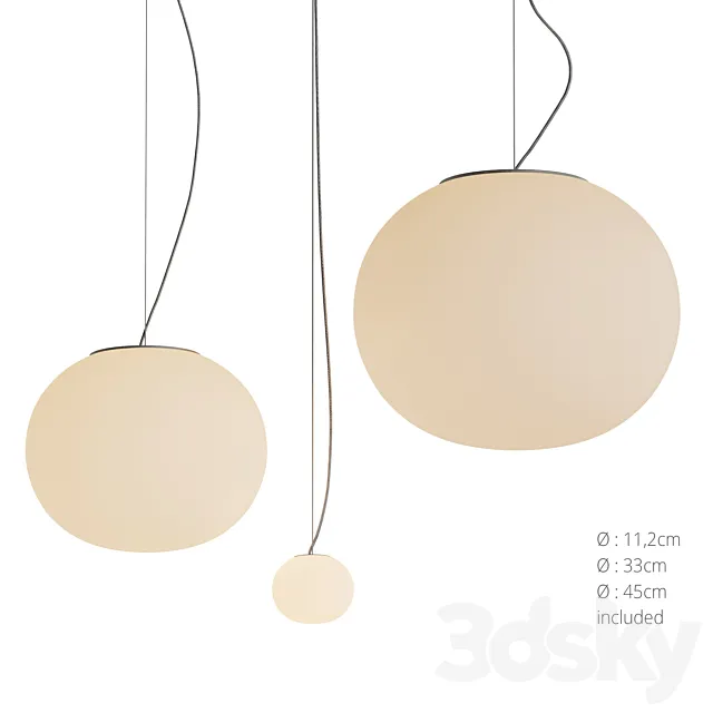Glo-Ball Pendant Flos 3D Model