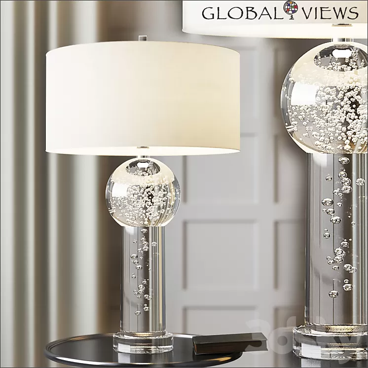 Global Views Clear Bubble Lamp 3D Model