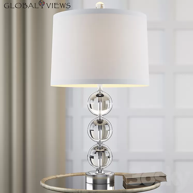 Global Views Crystal Ball Lamp 3D Model