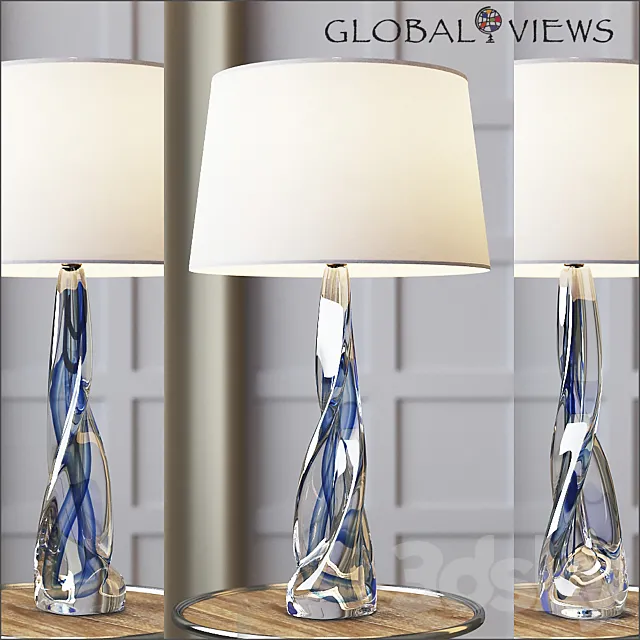 Global Views Ocean Twist Lamp 3DModel