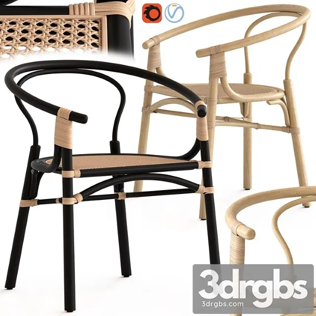 Globewest avery maja armchair 2 3D Model Free