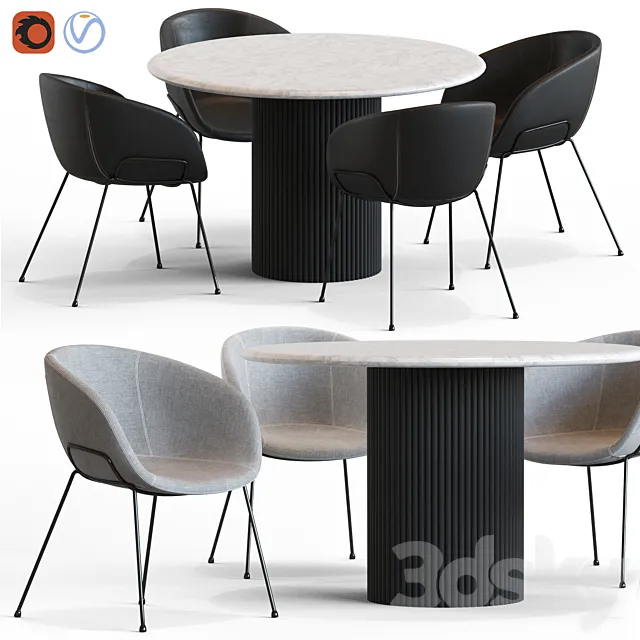 Globewest Benjamin Table and Duke Chair Free Download