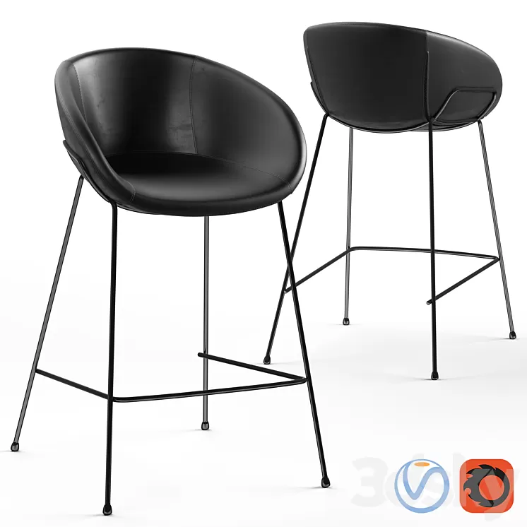 Globewest Duke Barstool 3D Model