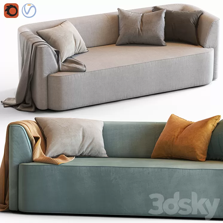 Globewest Juno Boris Sofa 3D Model