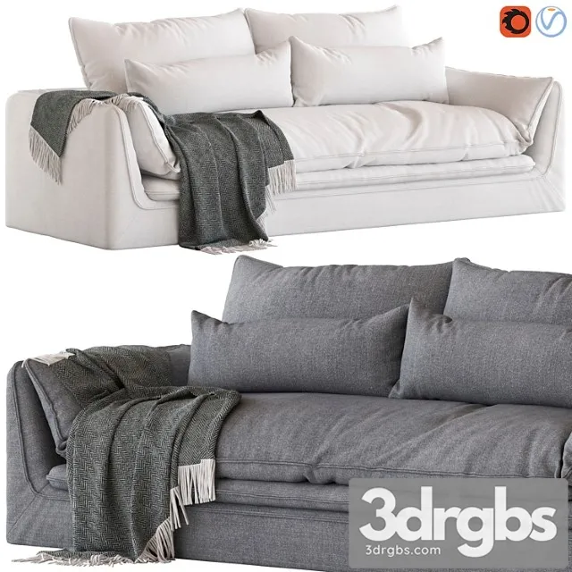 Globewest orlando seamed 4-seater sofa