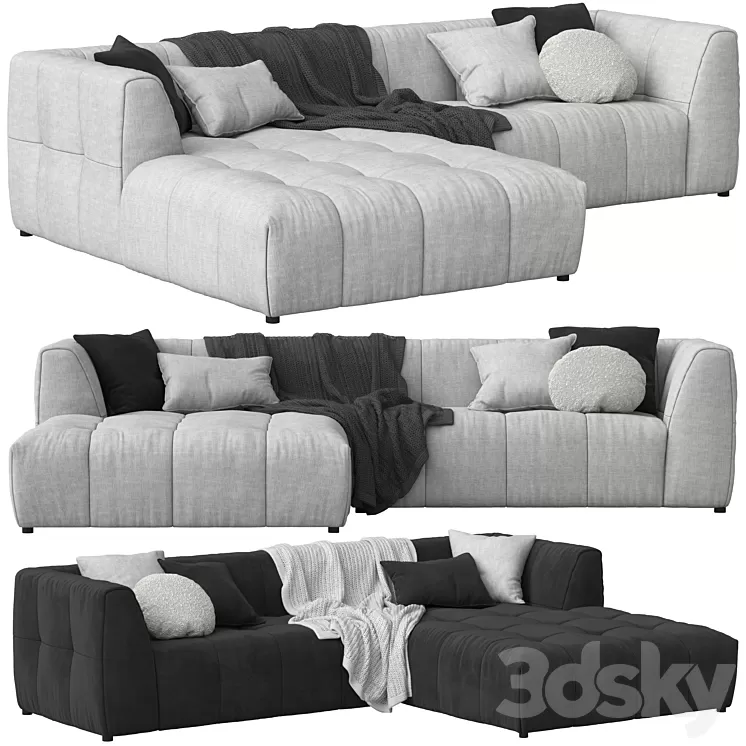 Globewest Sydney Slouch Sofa2 3D Model Free