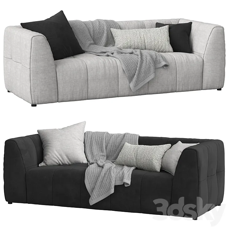 Globewest Sydney Slouch Sofa3 3D Model Free