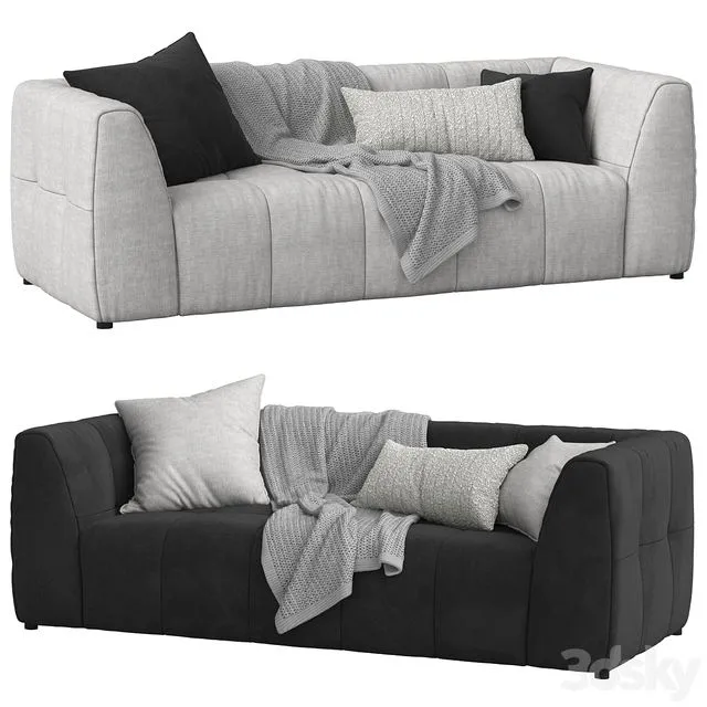 Globewest Sydney Slouch Sofa3 3D Model