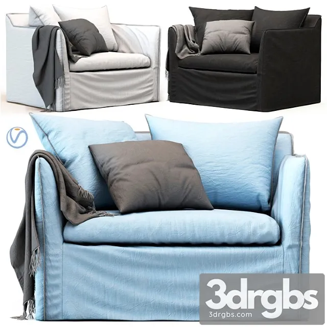 Globewest vittoria armchair 3D Model Free