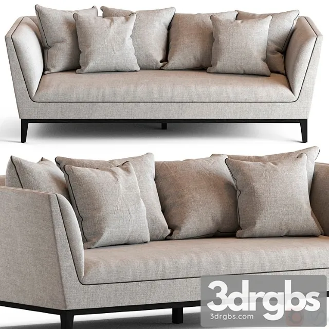 Globewest vittoria hampton 3 seater sofa 2 3D Model Free