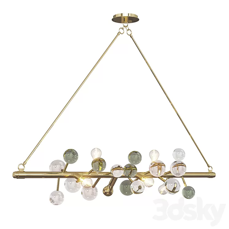 Globo chandelier Article: 29883 Brand: Jonathan Adler 3D Model Free