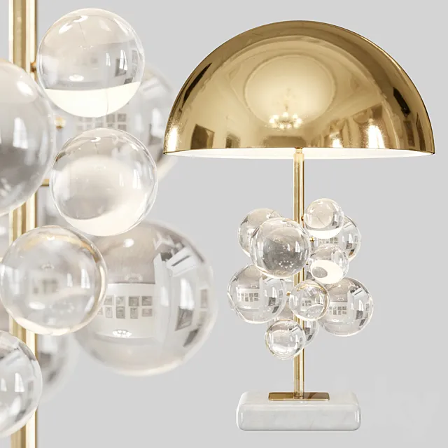 Globo Table Lamp II designed by Jonathan Adler 3D Model