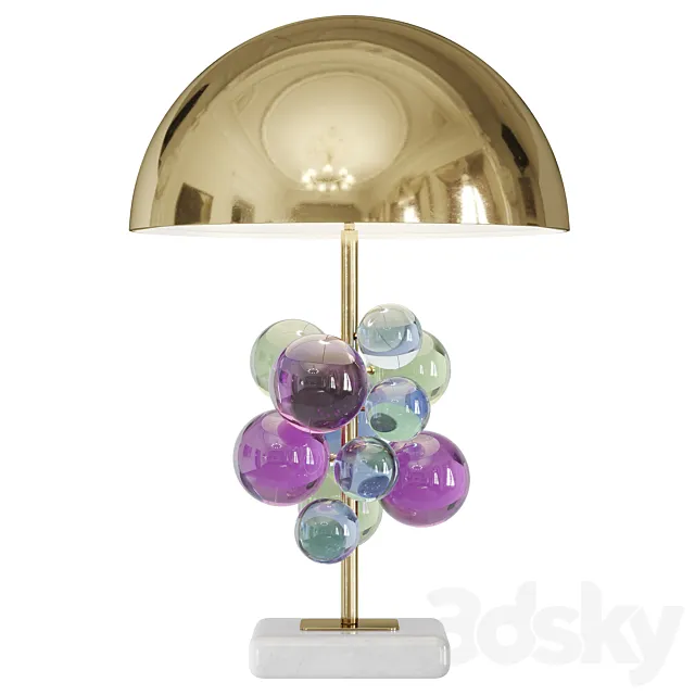 Globo Table Lamp multicolored by Jonathan Adler 3DModel