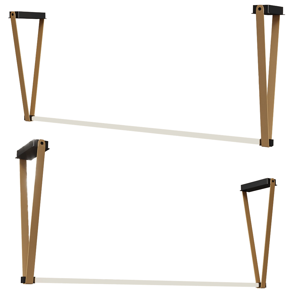 GLODE - Chandelier Acril Line 3D Model