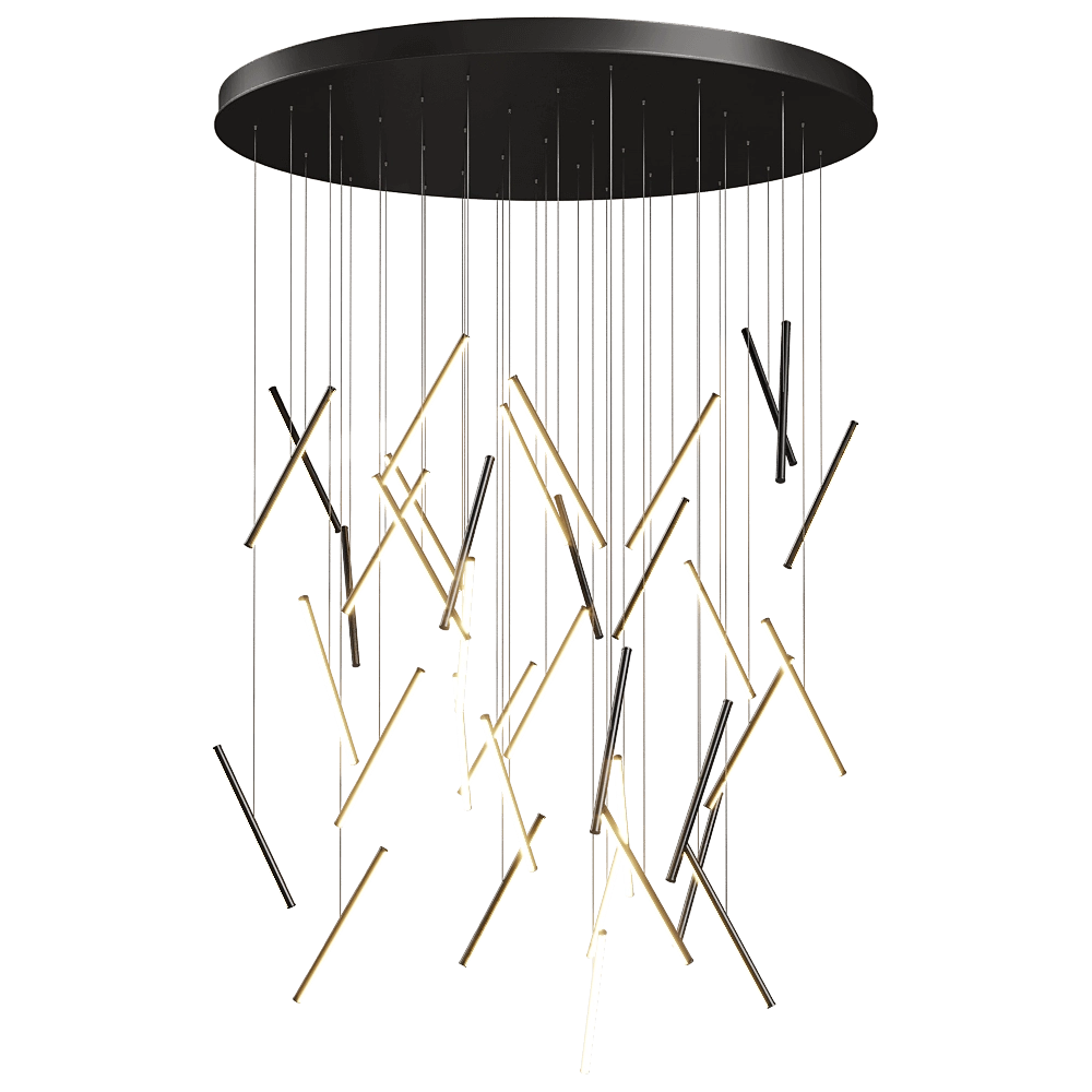 GLODE - Chandelier SimpLumen Up Rand 3D Model