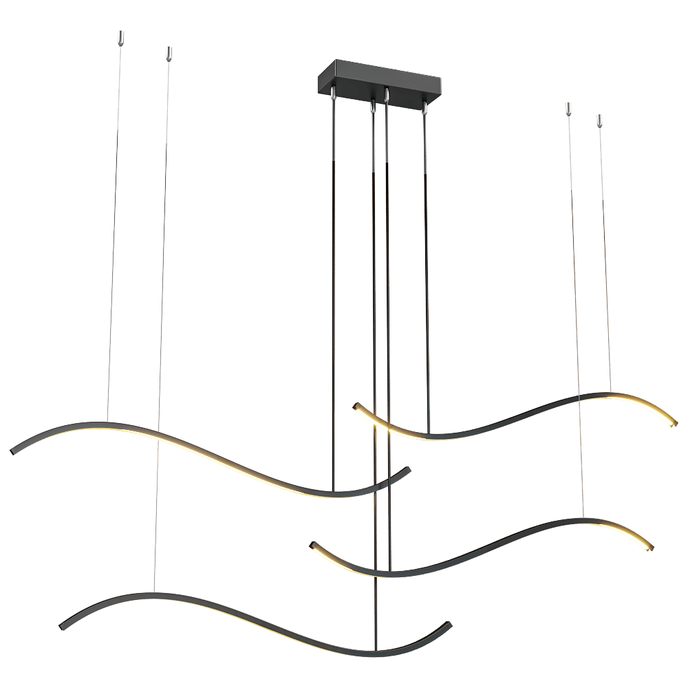 GLODE - Chandelier WaveLamp 3D Model