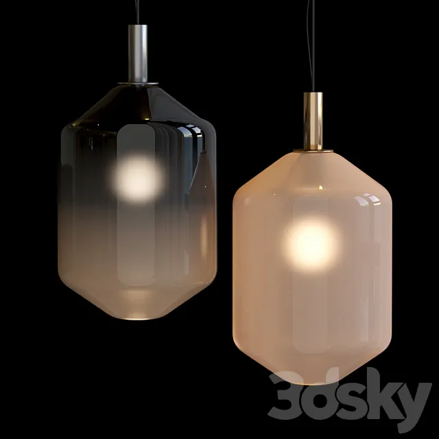 Gloom & Mist ceiling lamps 3D Model