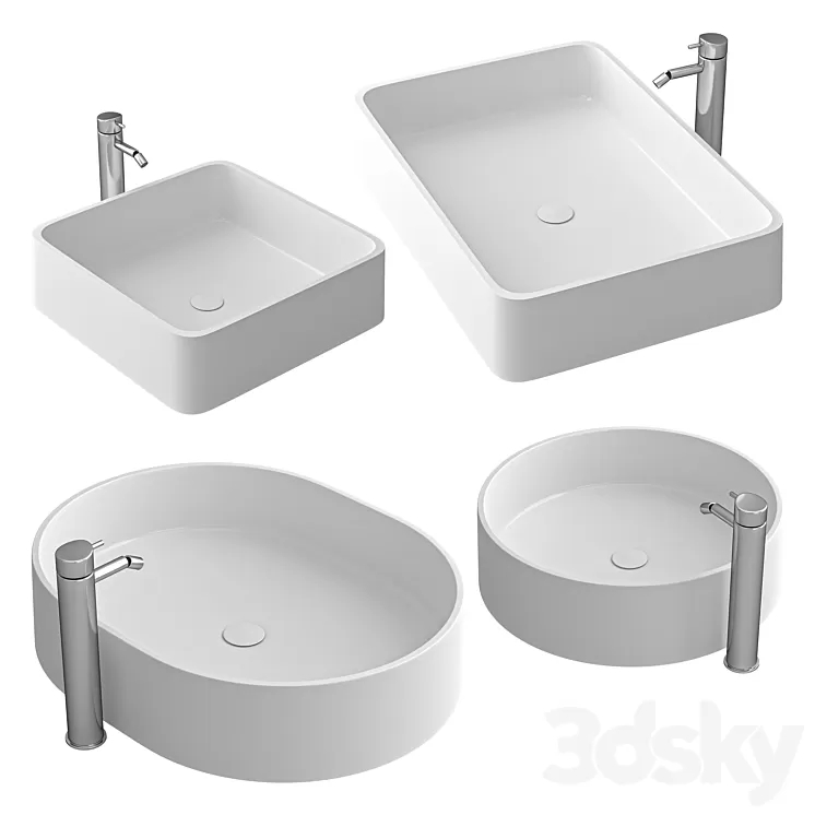 Gloria sink 3D Model Free Download