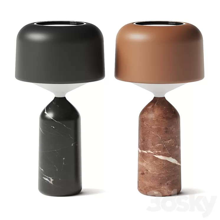 Gloster Ambient Pebble Table Lamp 3D Model Free