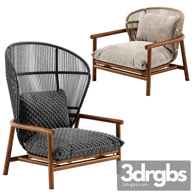 Gloster Fern Armchair 3D Model Free