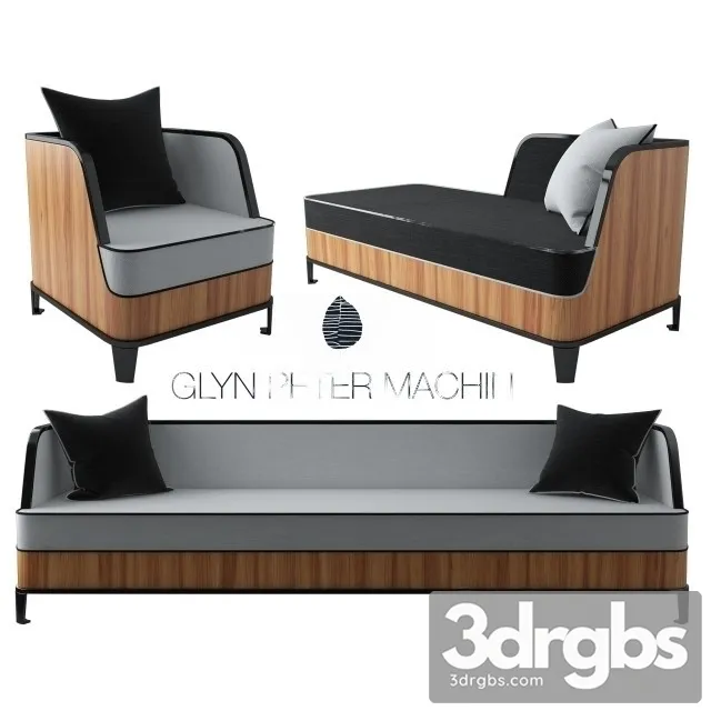Glyn Peter Machin Sofa 01 3D Model Free