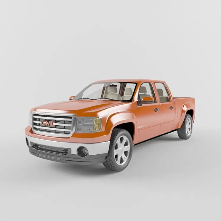 GMC sierra crew cab 2013 3D Model