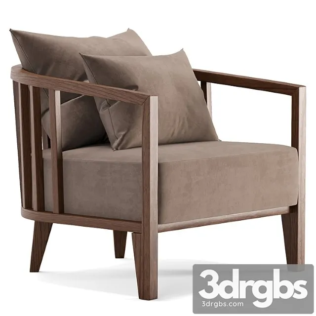Goba Armchair 3D Model Free