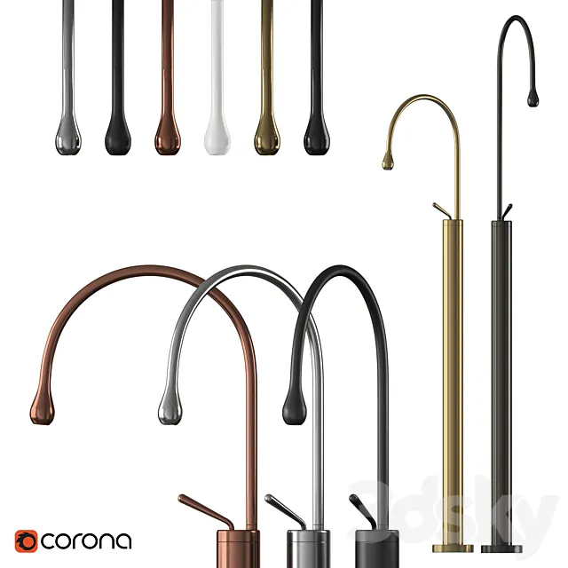 Goccia Gessi Bath 3D Model