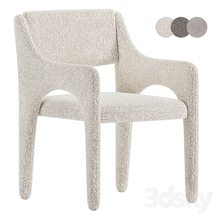 Godard Dining Chair 3D Model Free