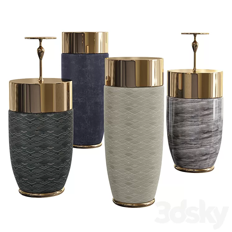 Godwin side table longhi 3D Model