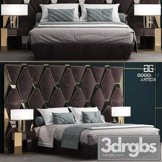 Gogolov Artem Bed 3D Model Free