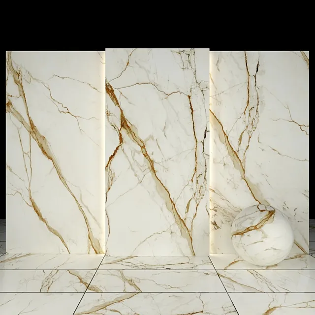 Gold calacatta 03 3D Model