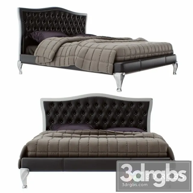 Gold Confort Ariel Bed 3D Model Free