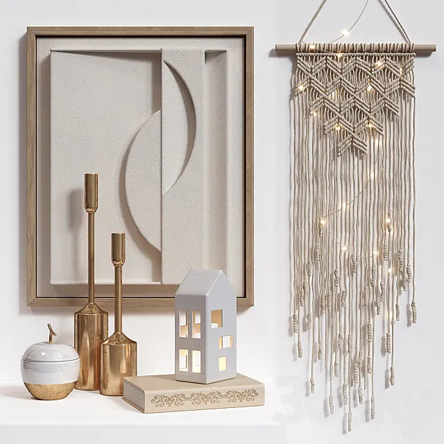 Gold Macrame 3DModel