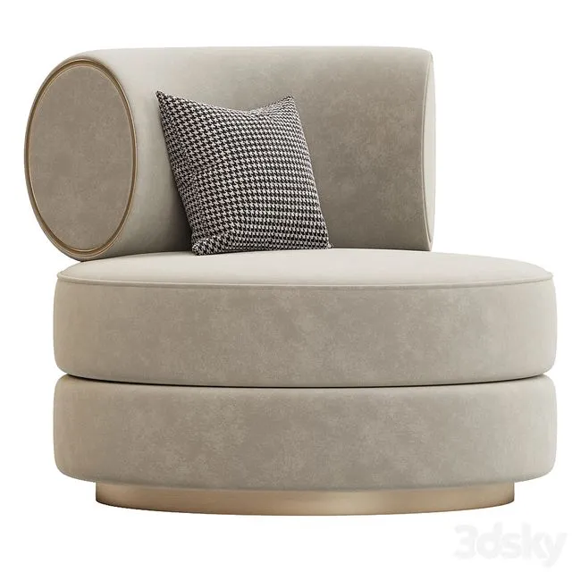 Goldcomfort Boboli Armchair 3D Model