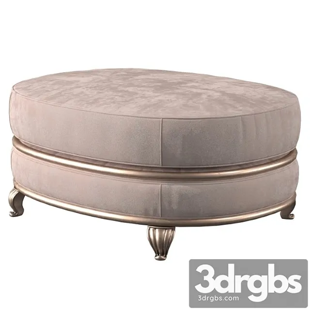 Goldconfort eden pouf 2 3D Model Free